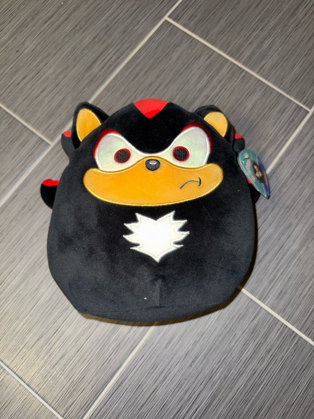 Black Shadow Hedgehog Plush Kids Toy - Soft Squishmellow